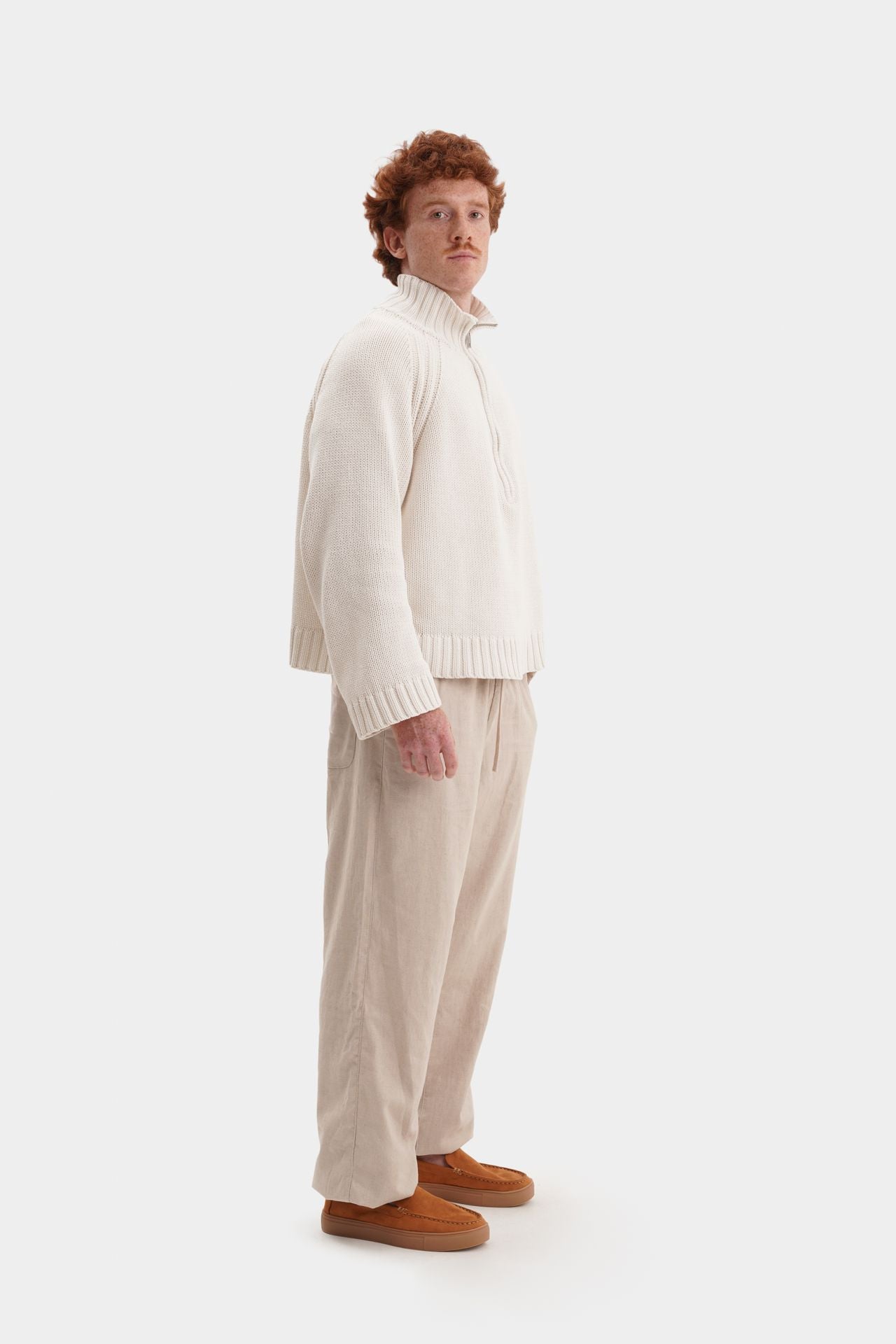 LOAFER VEGAN SUEDE GOLDEN