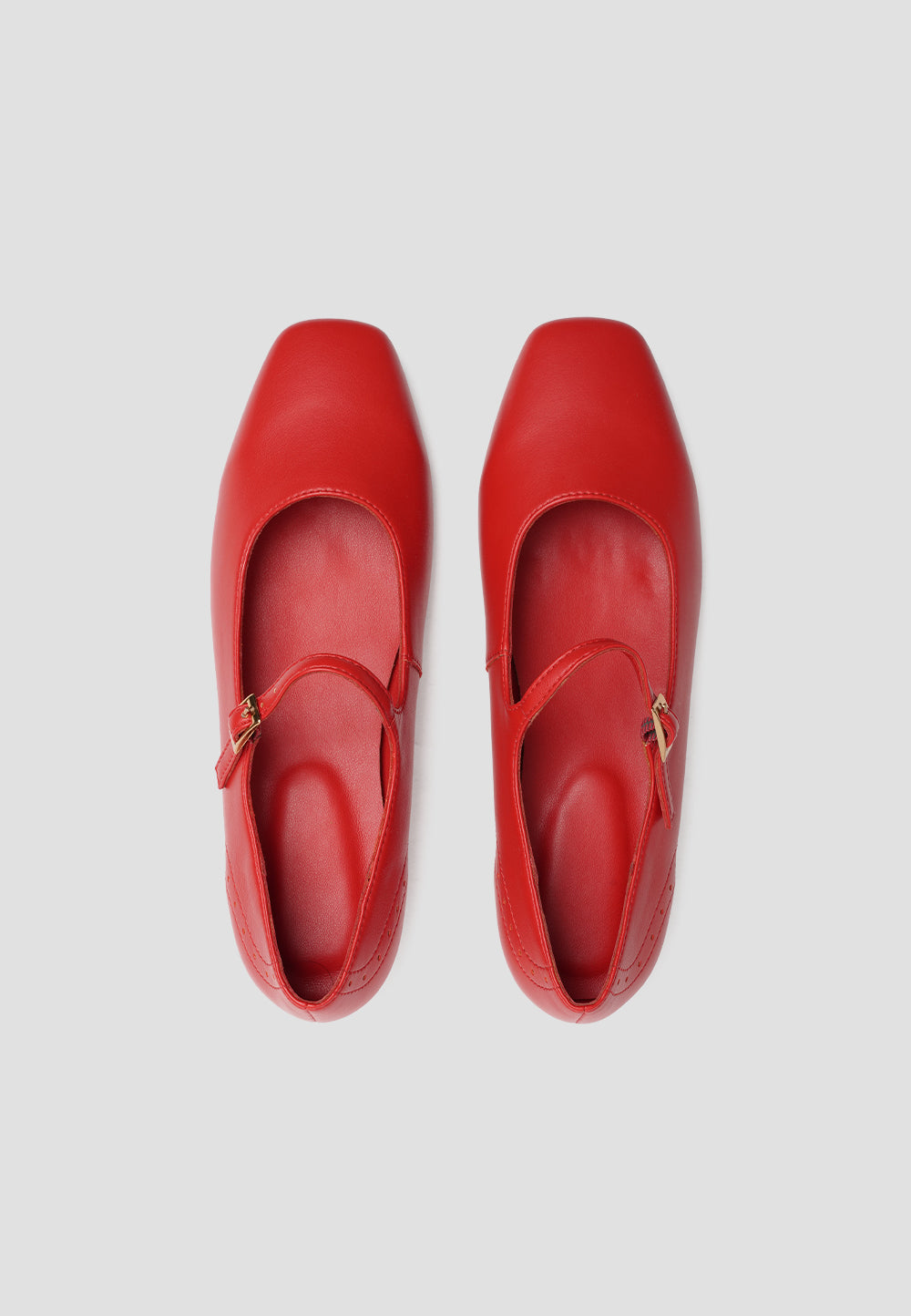 BALLET FLATS MICROFIBER NAPA LIPSTICK