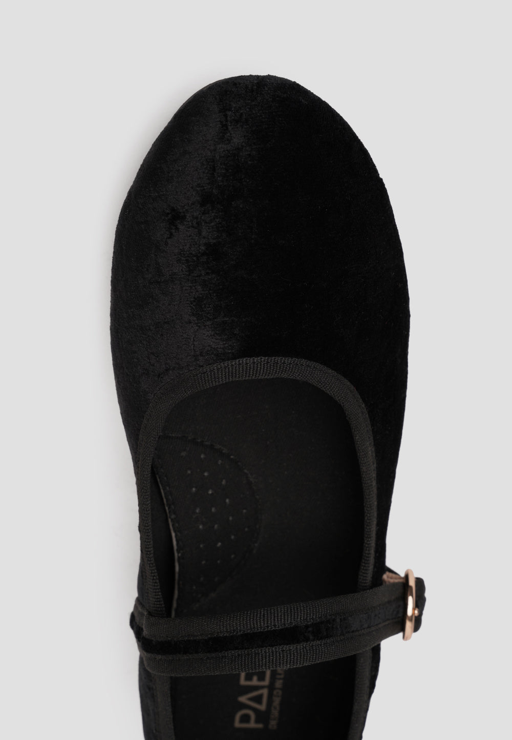 MARY JANE VELVET CROCODILE BLACK