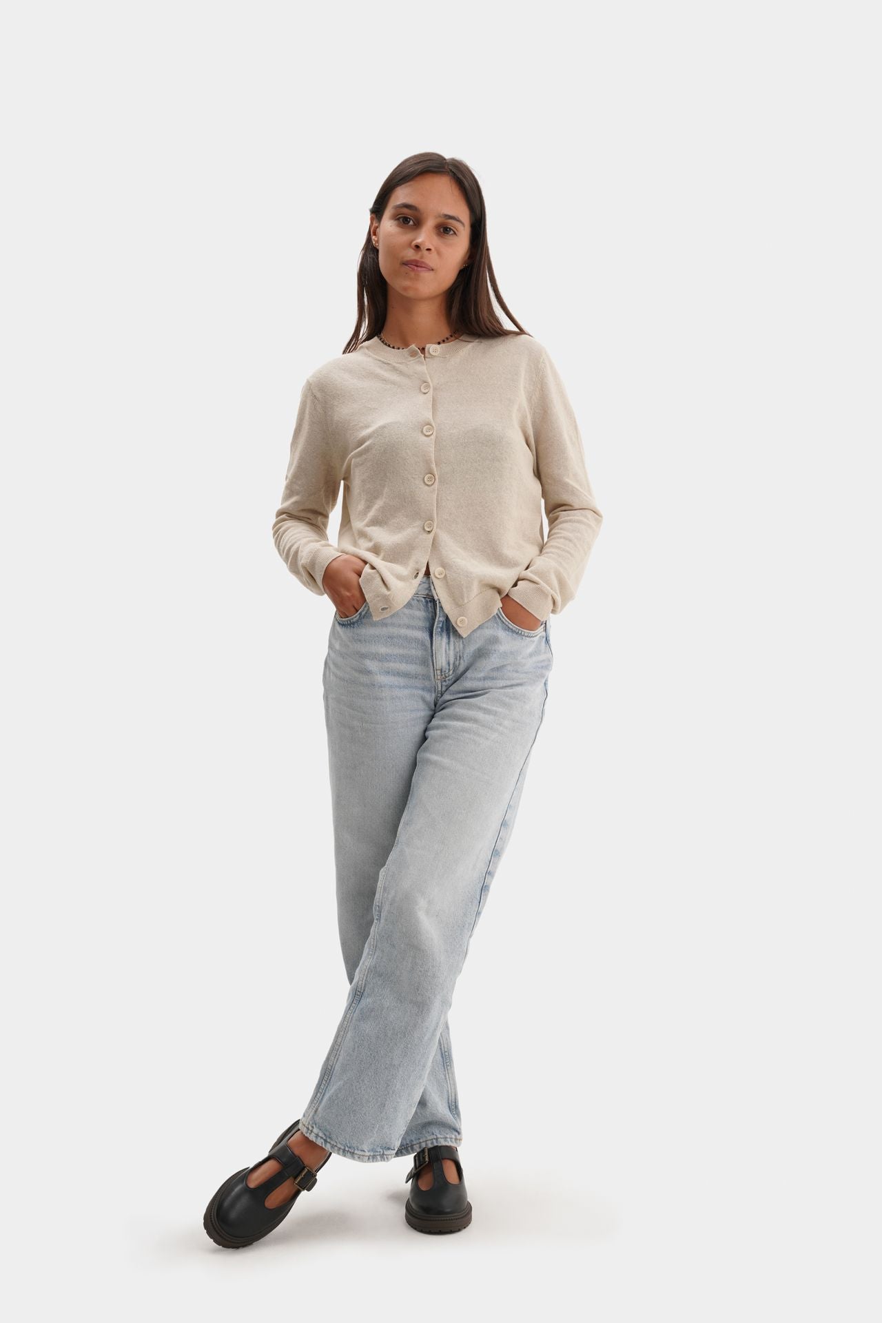 MARY JANE T-STRAP MICROFIBER NAPA BLACK