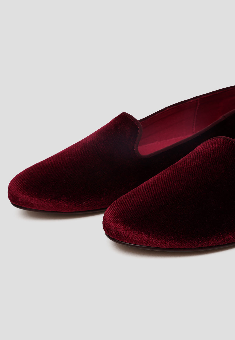 SLIPPER VELVET BURGUNDY