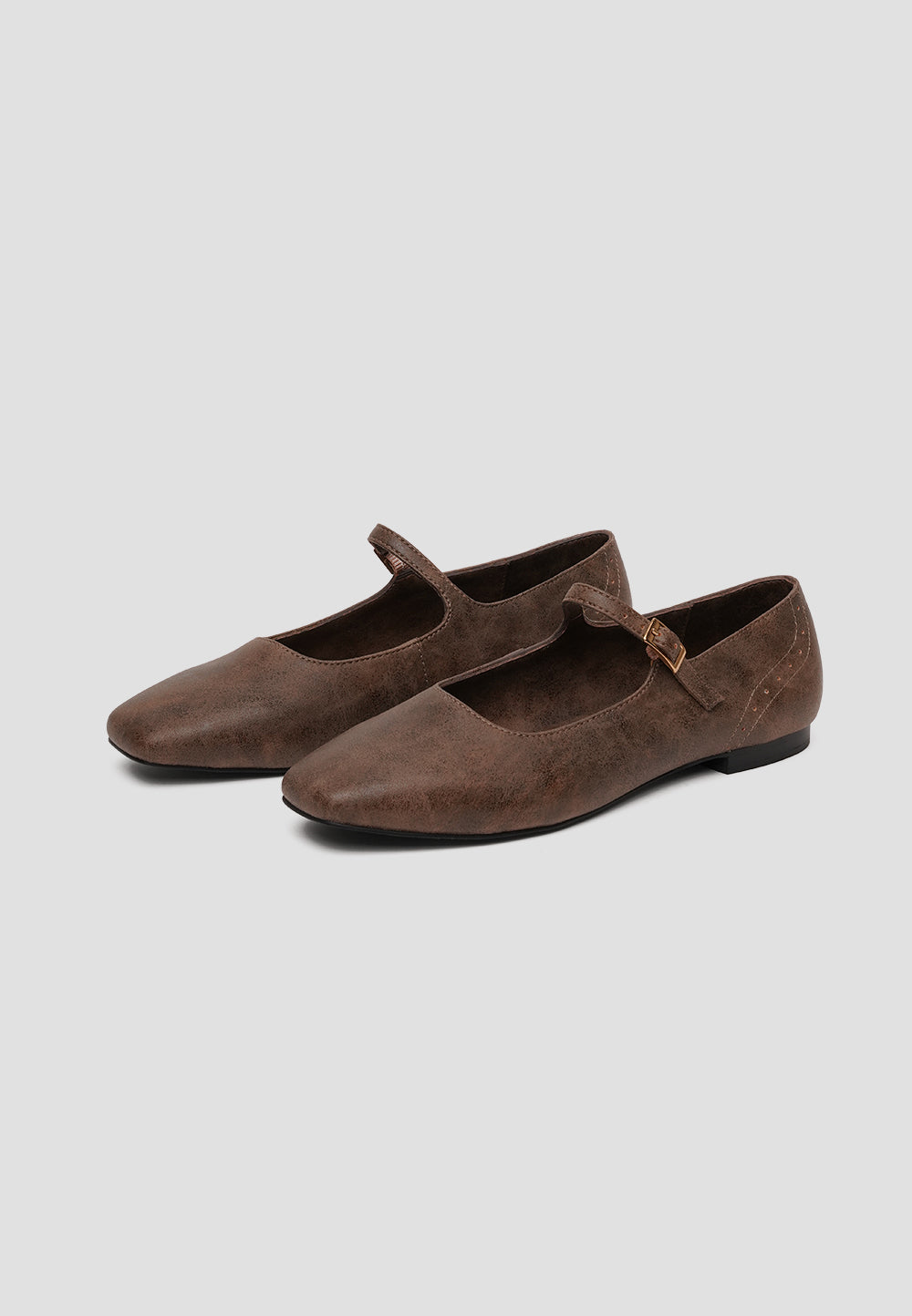 BALLET FLATS MICROFIBER NAPA ESPRESSO