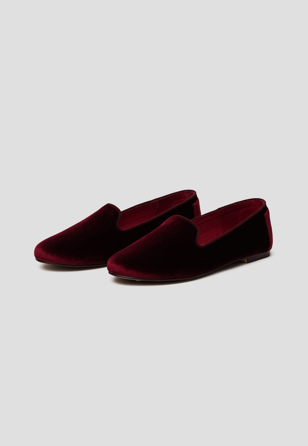 SLIPPER VELVET BURGUNDY