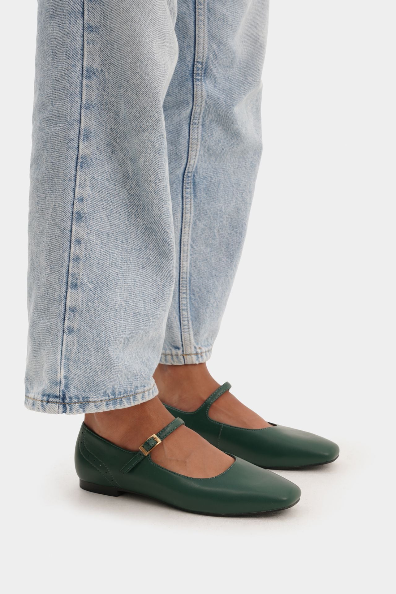 BALLET FLATS MICROFIBER NAPA PINE