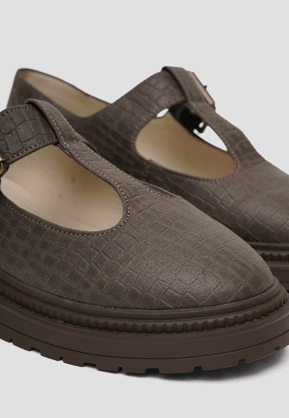 MARY JANE T-STRAP MICROFIBER NAPA PITTON