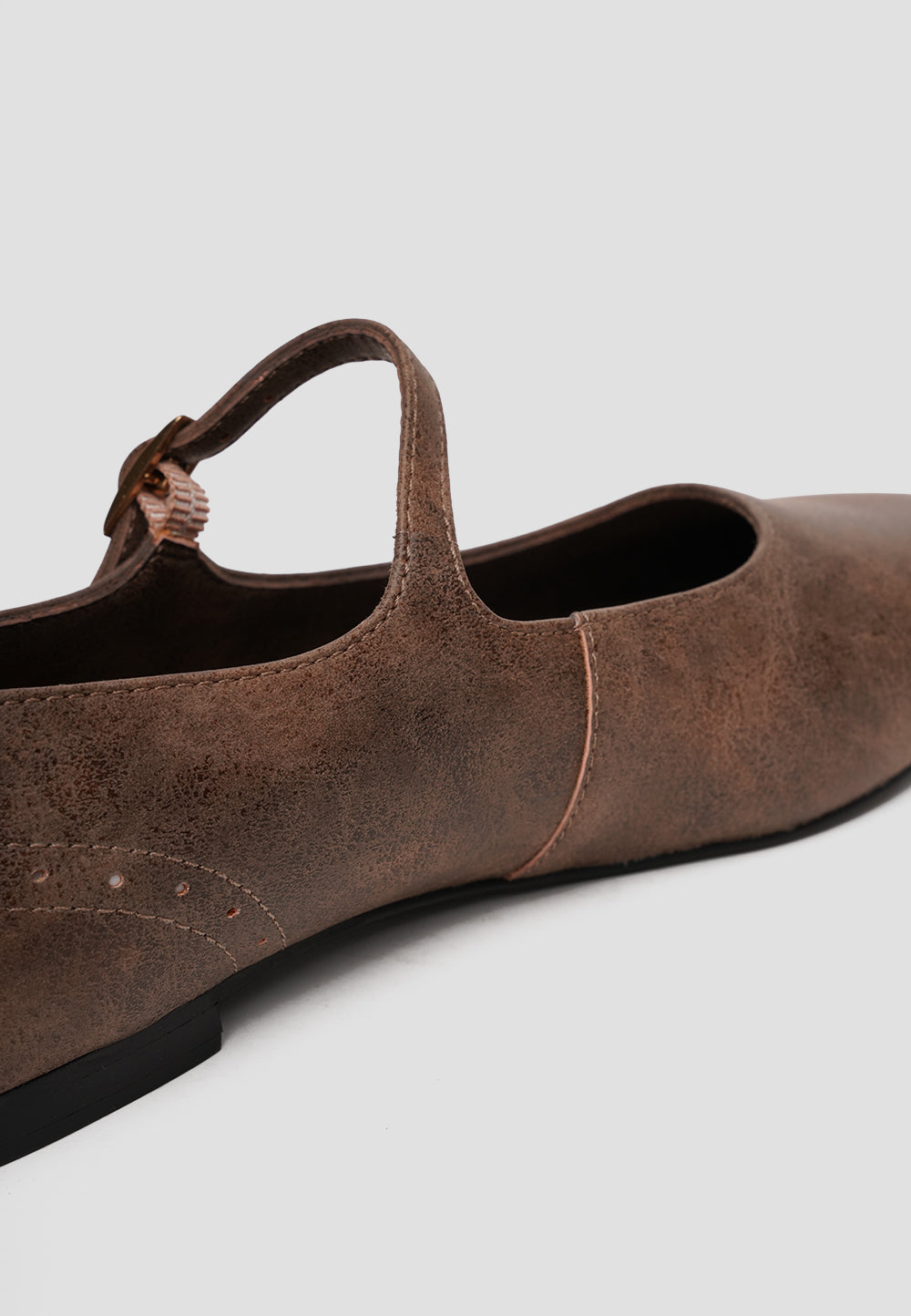 BALLET FLATS MICROFIBER NAPA ESPRESSO