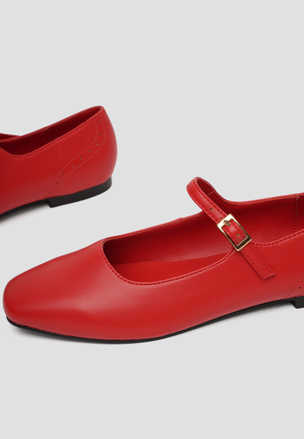 BALLET FLATS MICROFIBER NAPA LIPSTICK