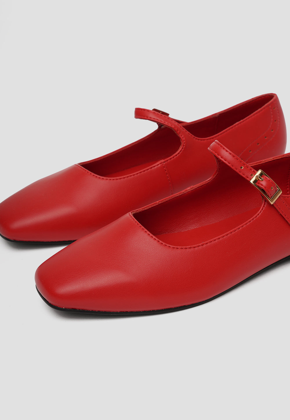 BALLET FLATS MICROFIBER NAPA LIPSTICK