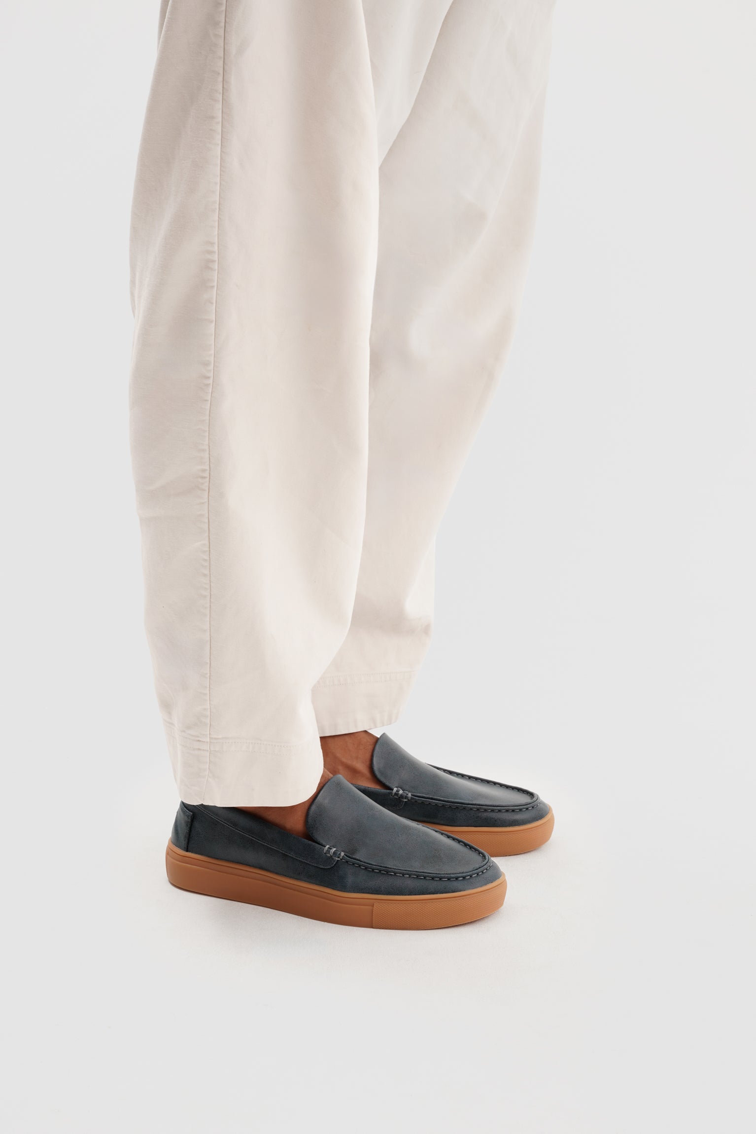 LOAFER MICROFIBER NAPA BLUEBERRY
