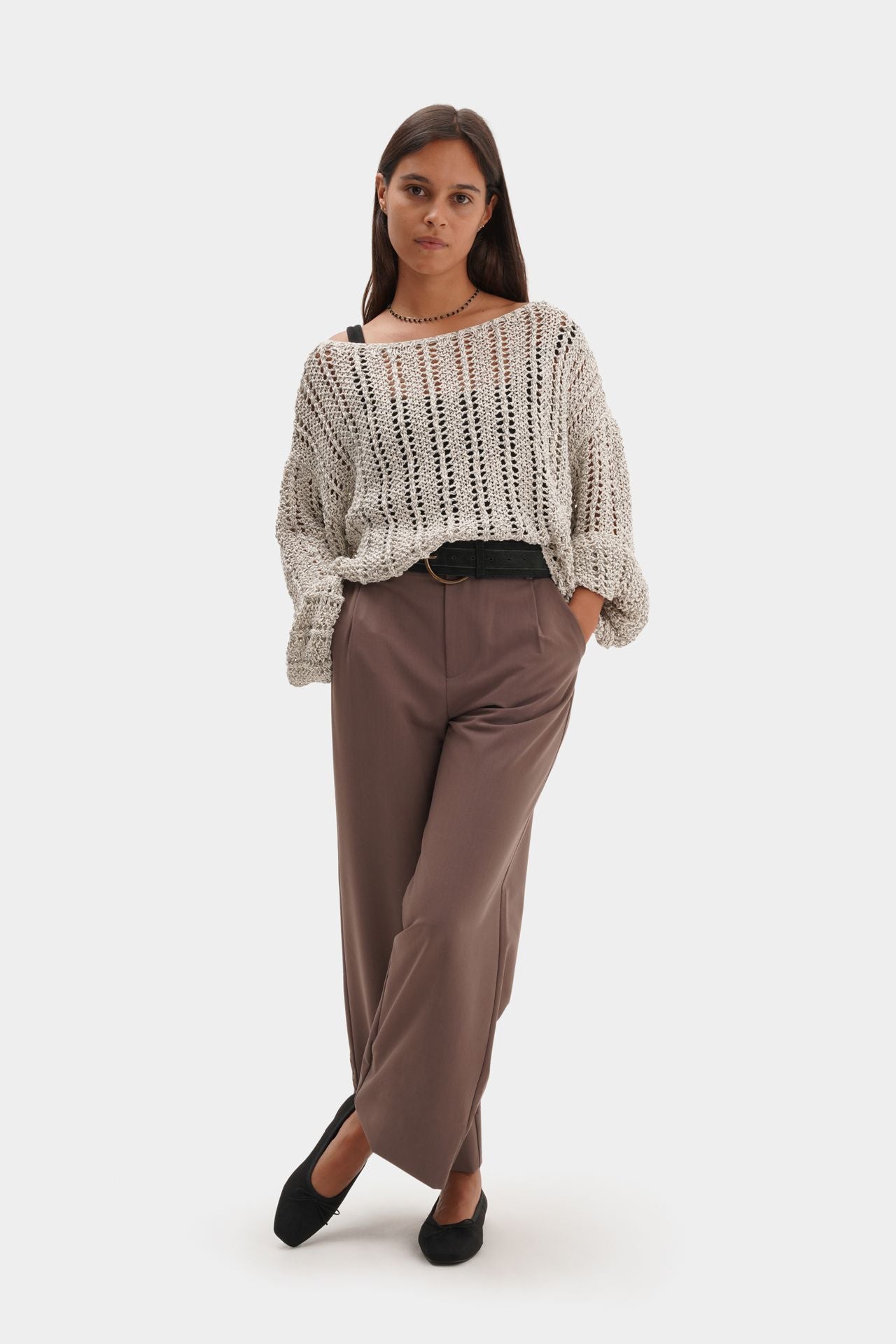 SABRINA VEGAN SUEDE BLACK