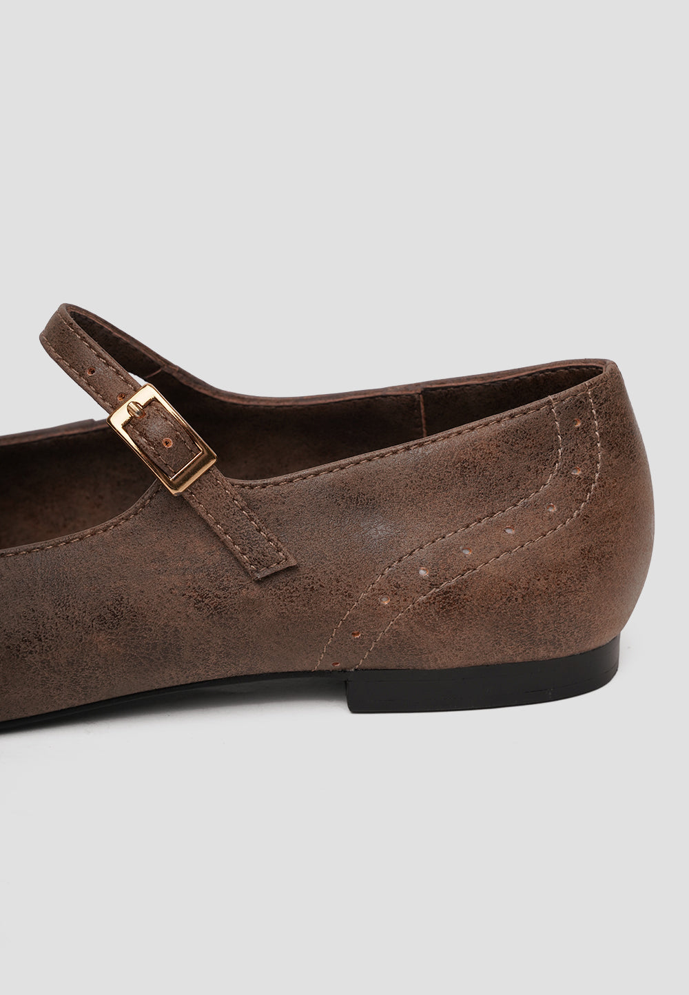 BALLET FLATS MICROFIBER NAPA ESPRESSO