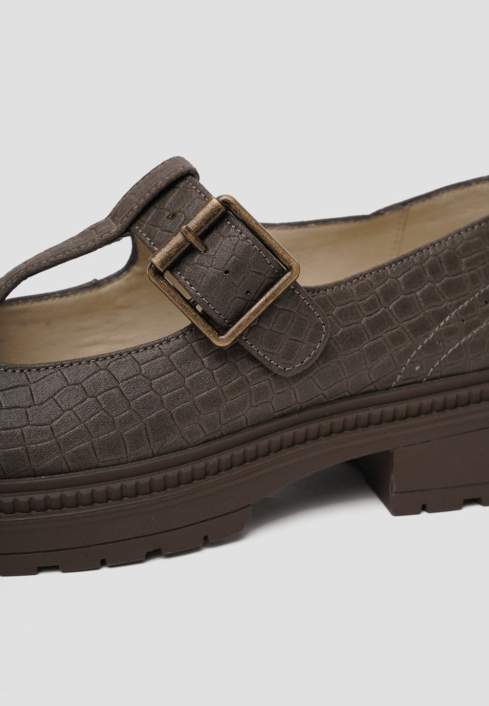 MARY JANE T-STRAP MICROFIBER NAPA PITTON