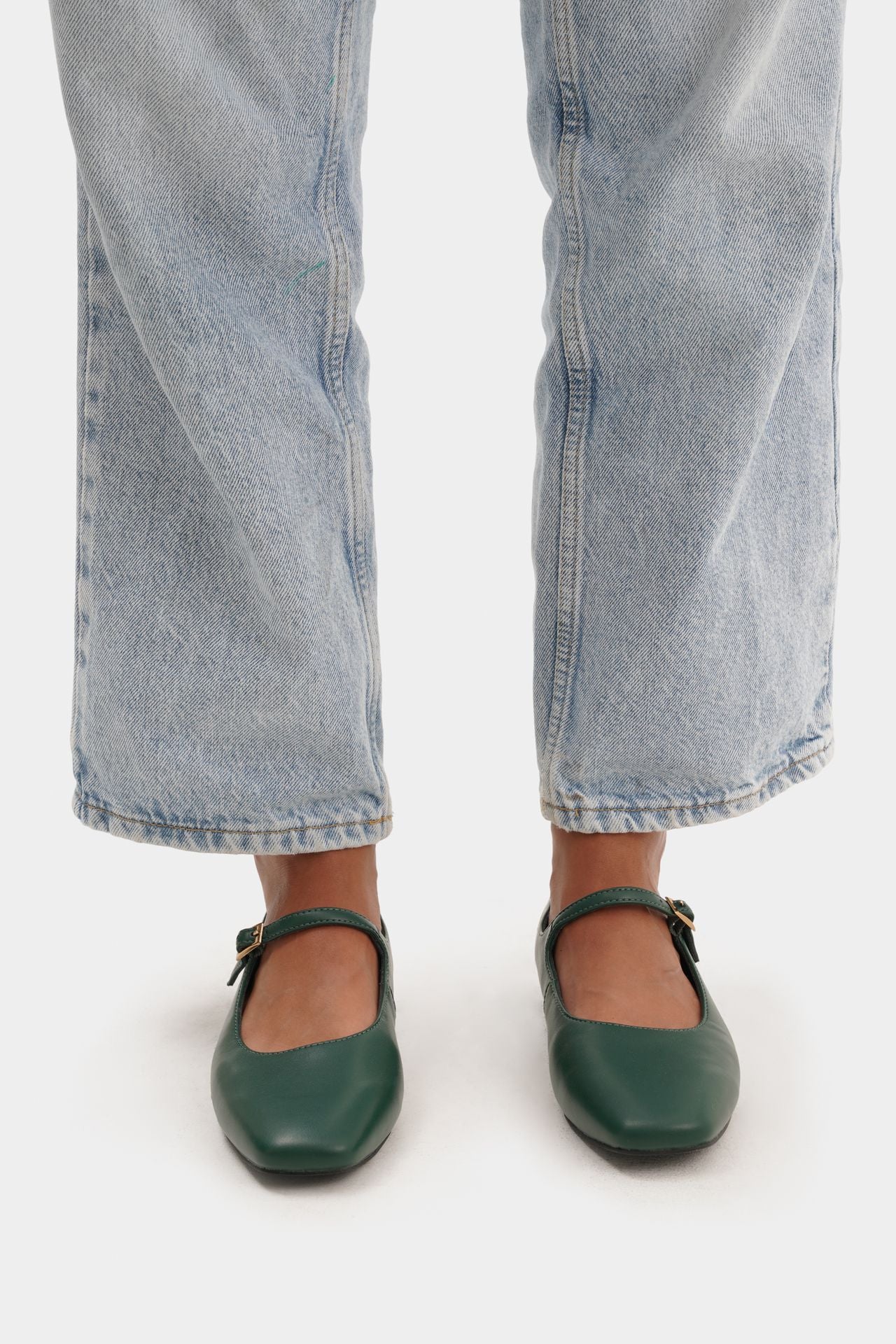 BALLET FLATS MICROFIBER NAPA PINE