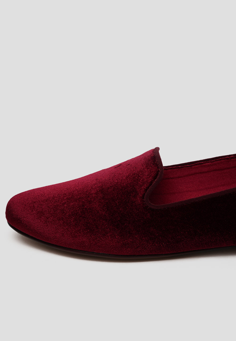 SLIPPER VELVET BURGUNDY