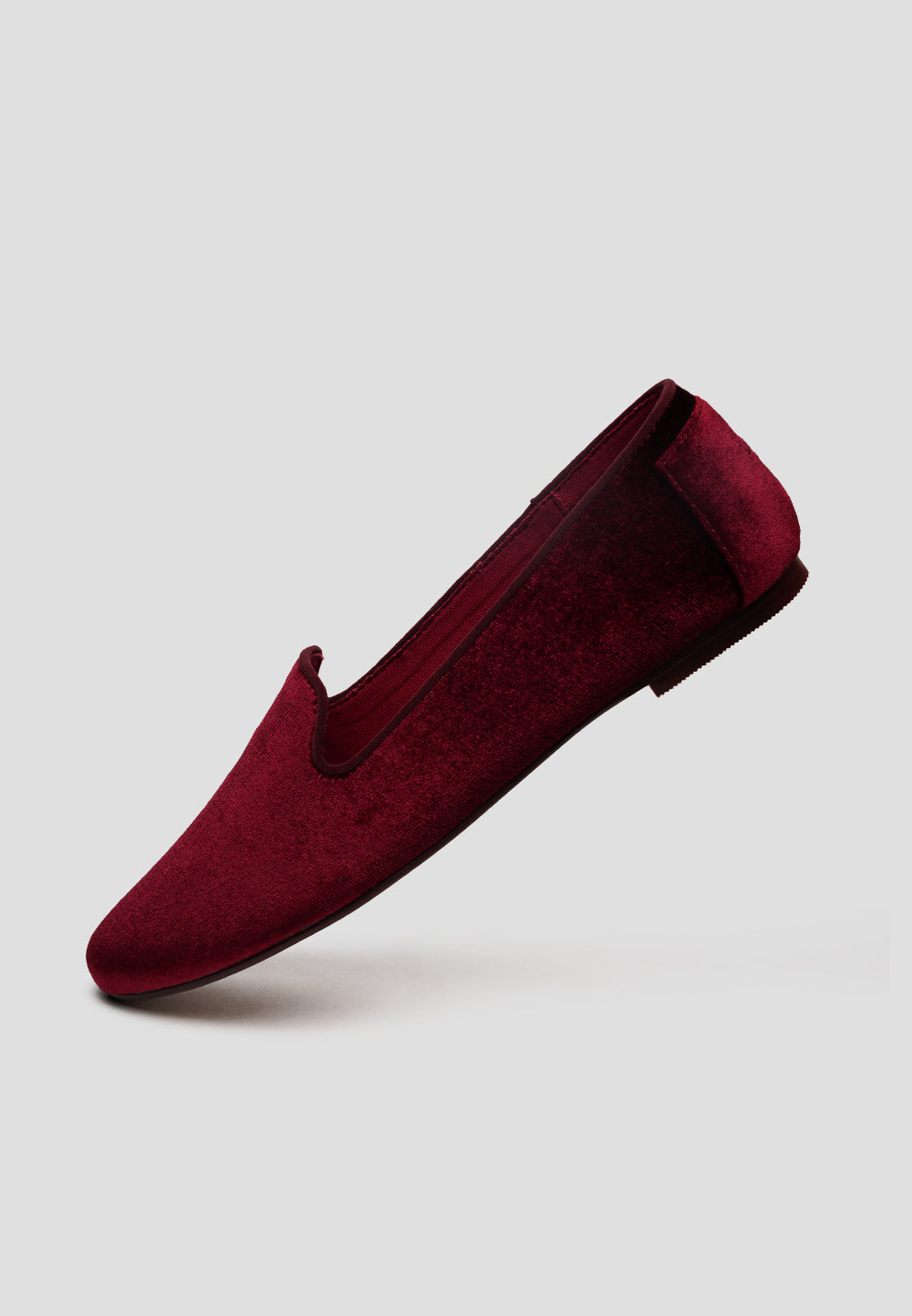 SLIPPER VELVET BURGUNDY