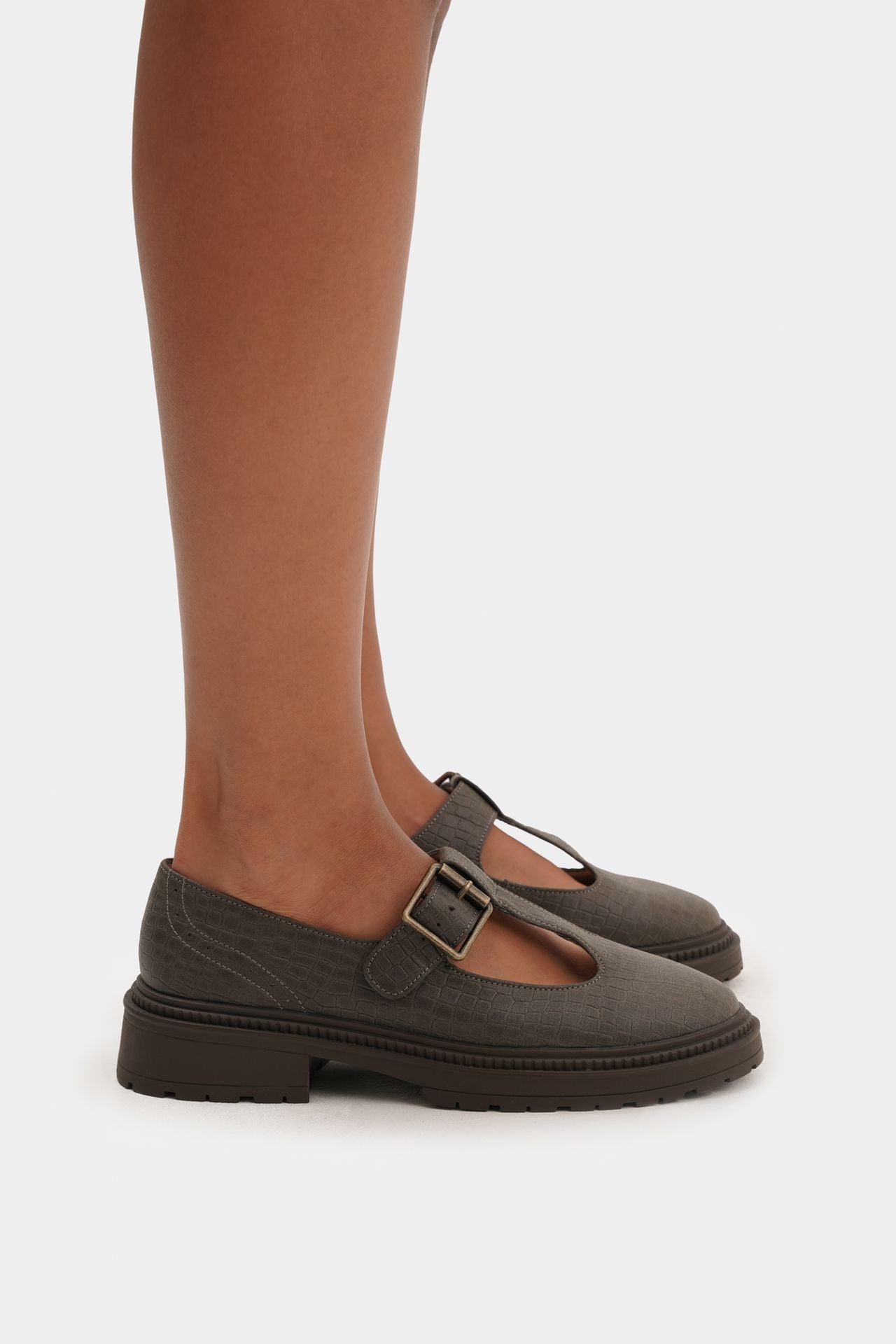 MARY JANE T-STRAP MICROFIBER NAPA PITTON