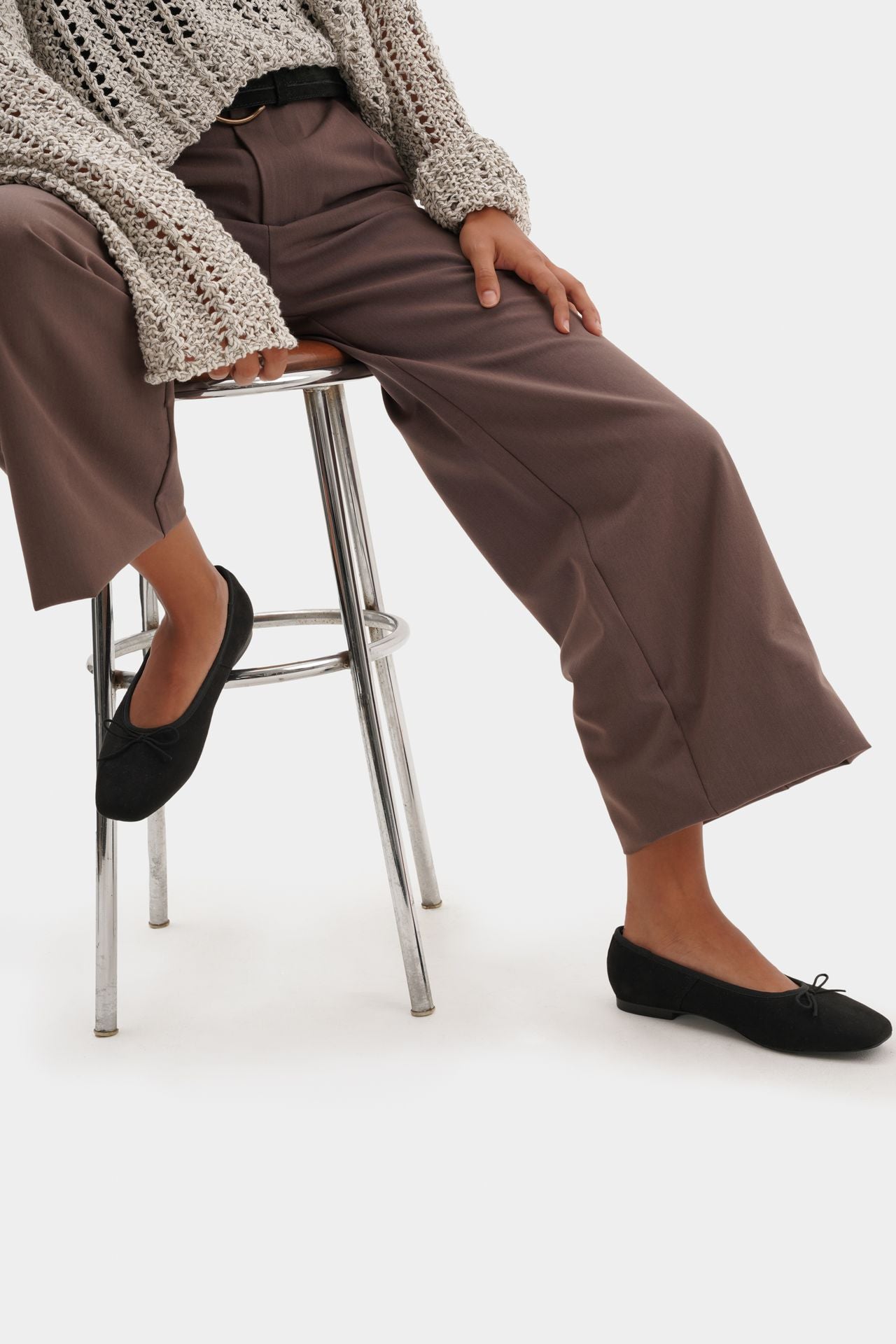 SABRINA VEGAN SUEDE BLACK