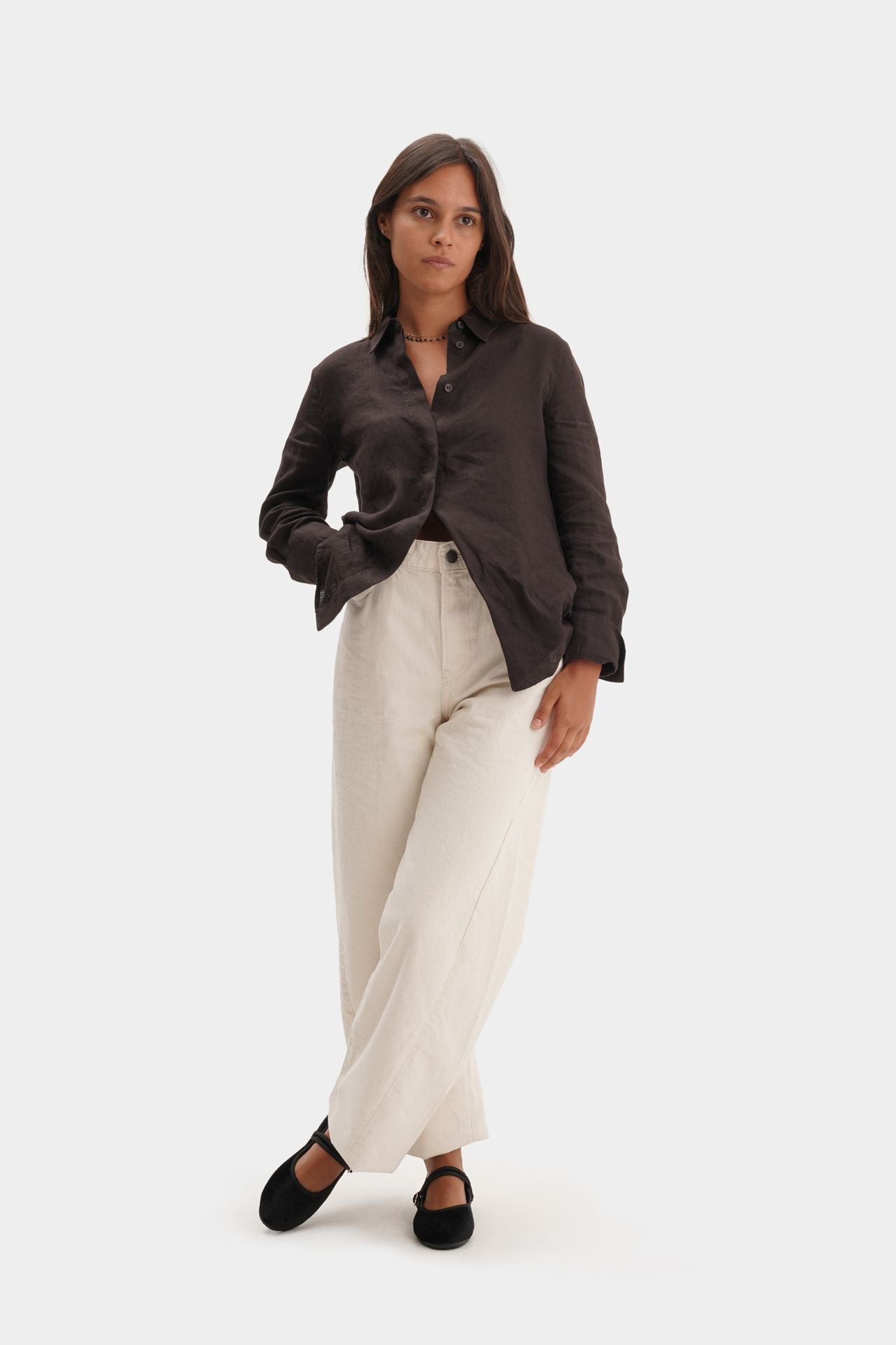 MARY JANE VELVET CROCODILE BLACK