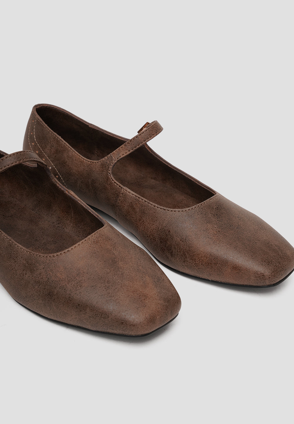 BALLET FLATS MICROFIBER NAPA ESPRESSO