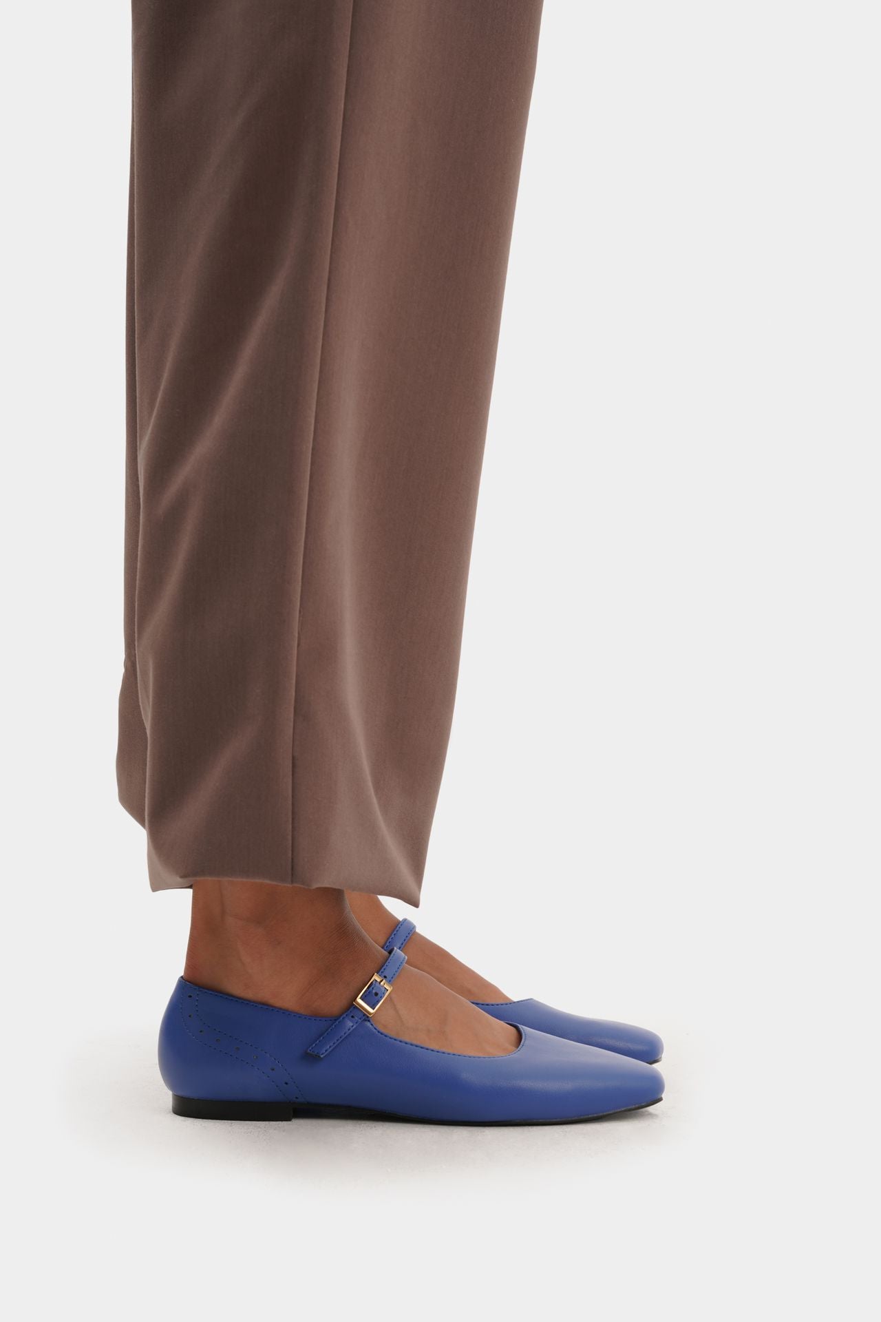 BALLET FLATS MICROFIBER NAPA INDIGO