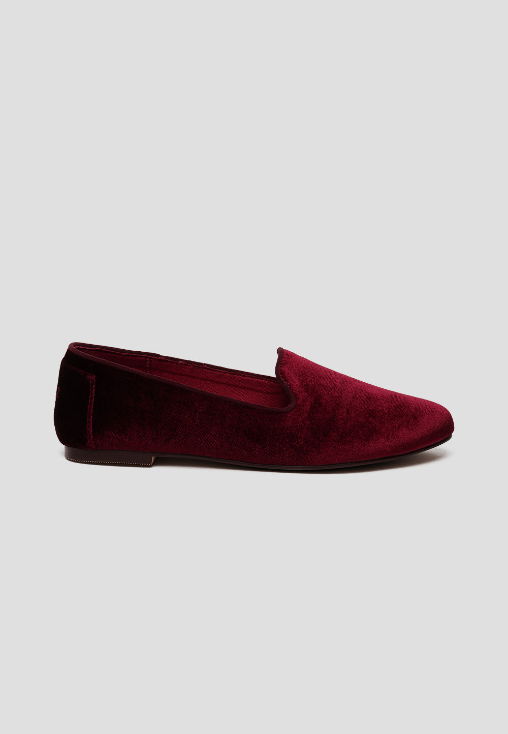 SLIPPER VELVET BURGUNDY