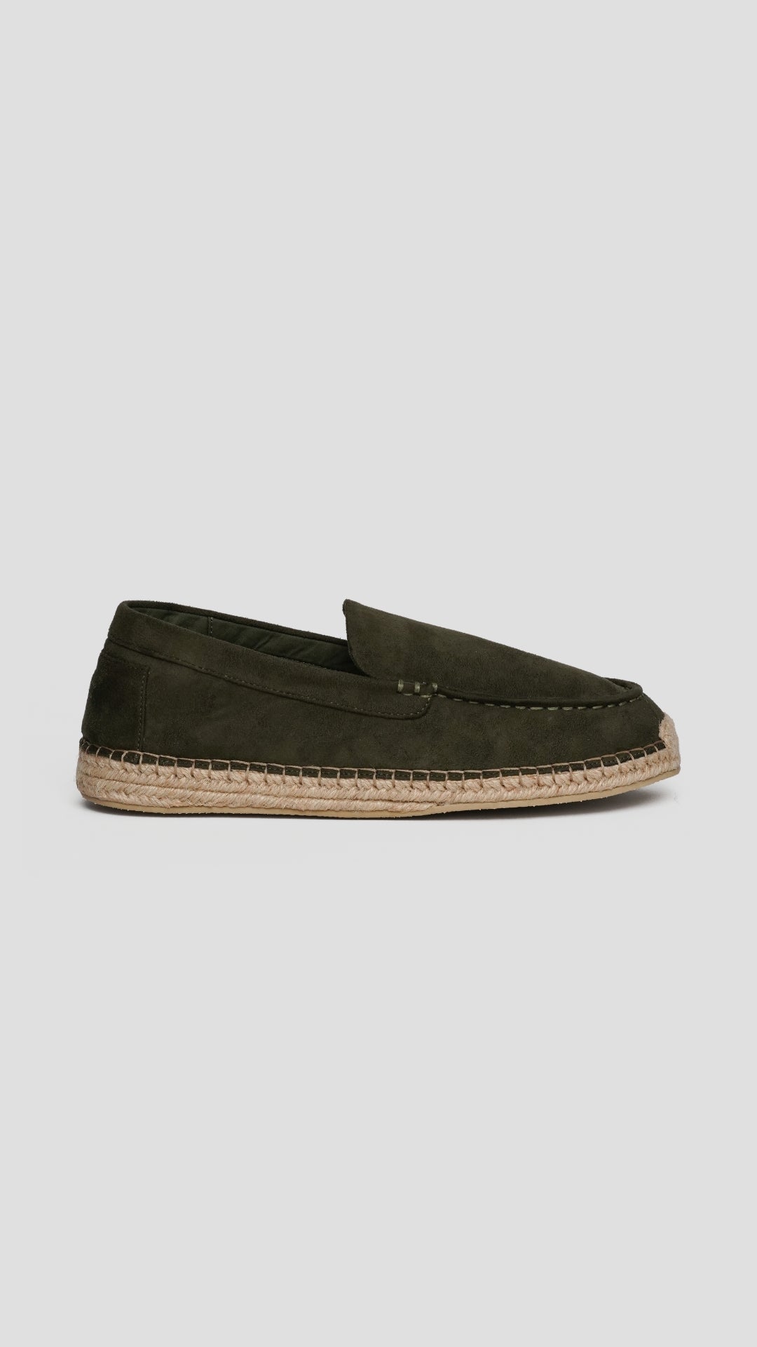 LOAFER VEGAN SUEDE SEAGRASS